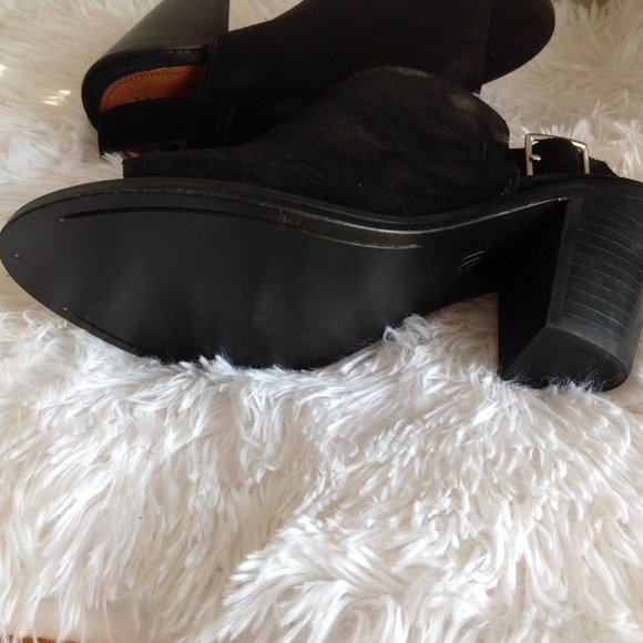 New Frye Courtney Sling Suede Open Toe Heels OfficeCore Summer - Picture 8 of 9